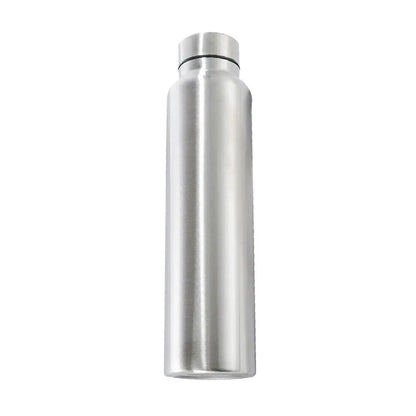 Zero Waste: Stainless Steel 650ml/1000ml Water Bottle - Single-layer Metal Flask