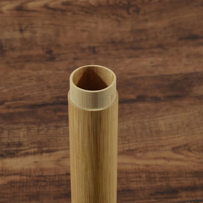 Zero Waste: Eco-friendly Natural Bamboo Toothbrush Case - Tube 8.3 Inch for Adult - Case Hand Made