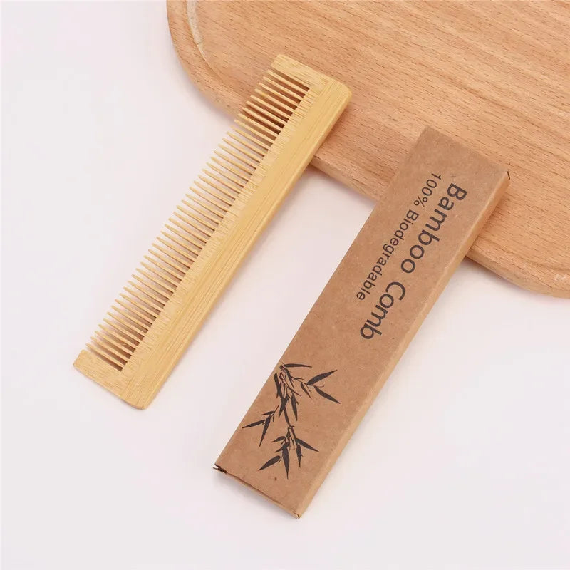 Zero Waste: Unisex High Quality Bamboo Wooden Comb  - Barber Beauty and Hair Care