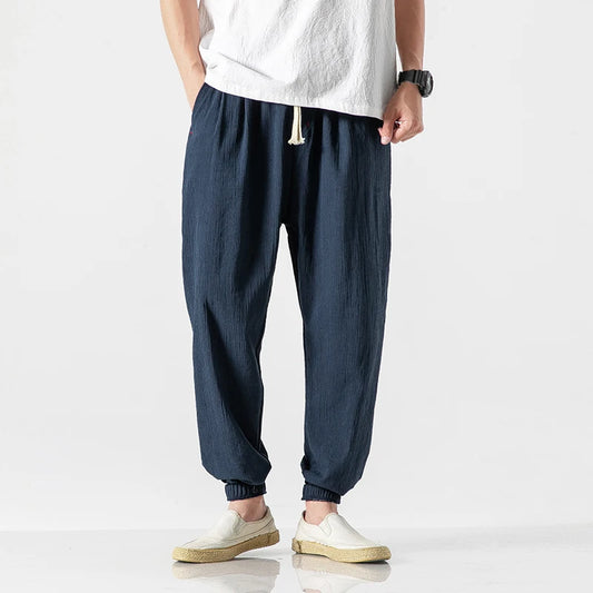 Men's: Cotton Linen Casual Baggy Harajuku/Harem Pants