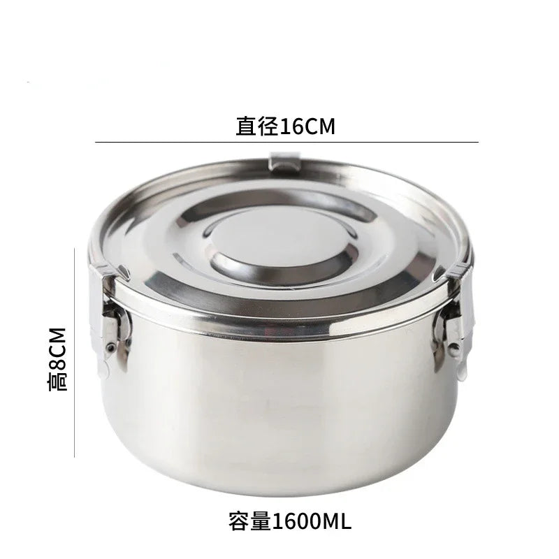 Zero Waste: Stainless Steel Anti-leak Bento Box Set - 350-3000ML Lunch Box Food Grade 304 -Strong Tightness Picnic Box for Food Storage and Transport