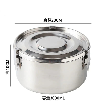 Zero Waste: Stainless Steel Anti-leak Bento Box Set - 350-3000ML Lunch Box Food Grade 304 -Strong Tightness Picnic Box for Food Storage and Transport