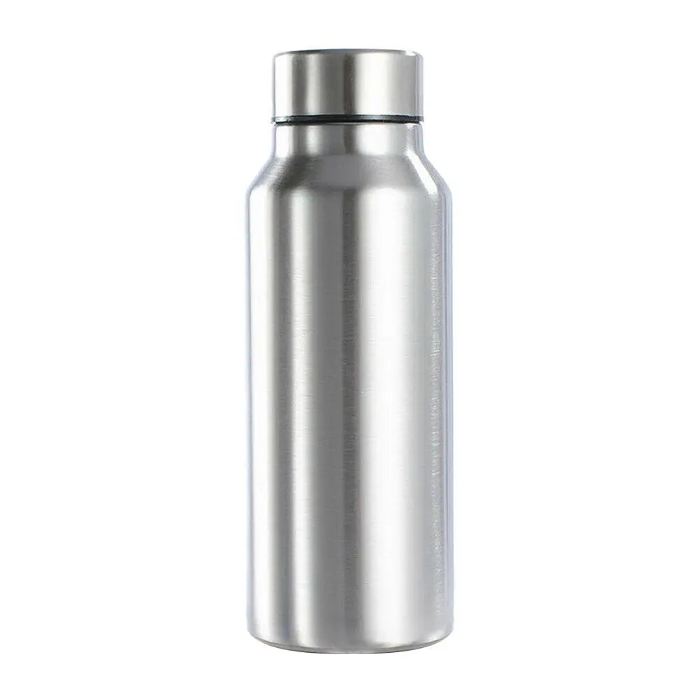 Zero Waste: Stainless Steel 650ml/1000ml Water Bottle - Single-layer Metal Flask