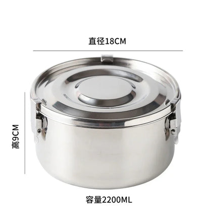 Zero Waste: Stainless Steel Anti-leak Bento Box Set - 350-3000ML Lunch Box Food Grade 304 -Strong Tightness Picnic Box for Food Storage and Transport