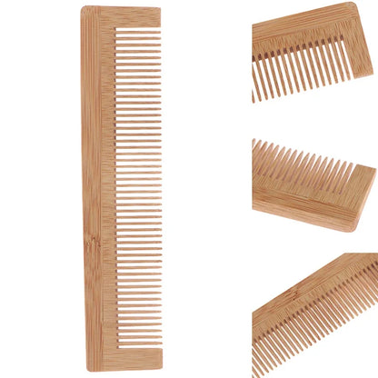 Zero Waste: Unisex High Quality Bamboo Wooden Comb  - Barber Beauty and Hair Care